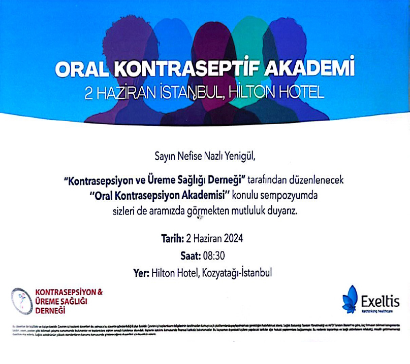 Oral Kontraseptif Akademi 2 Haziran 2024