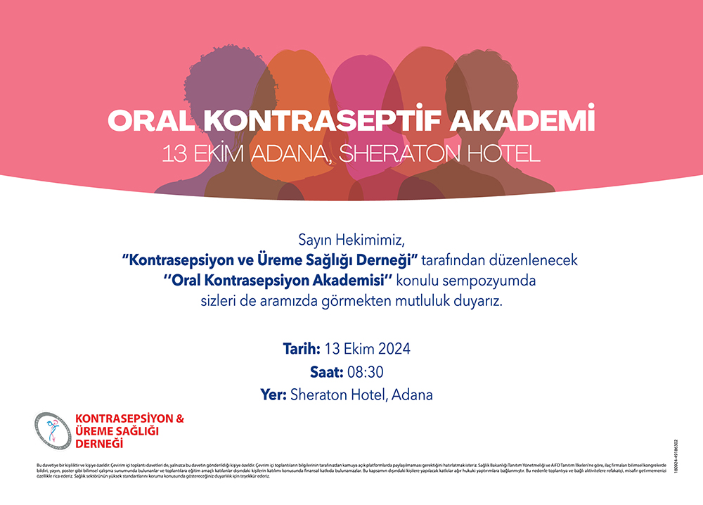 Oral Kontraseptif Akademi 13 Ekim 2024